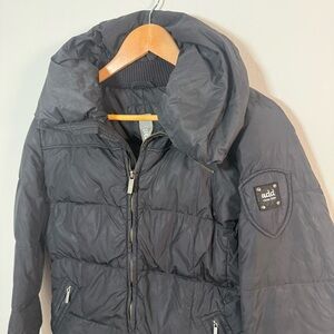 🖤 ADD Italian Down Puffer Jacket Black Women’s Size 8 Luxury Designer Winter